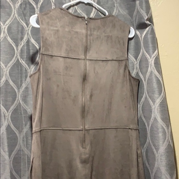 Mocha Suede Dress from The Limited - Picture 3 of 4